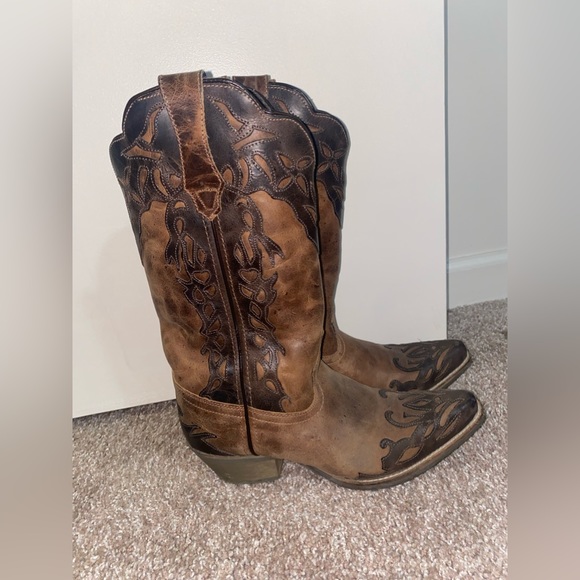 Abilene Boot Co. Shoes - Rawhide by Abilene women’s boots size 9